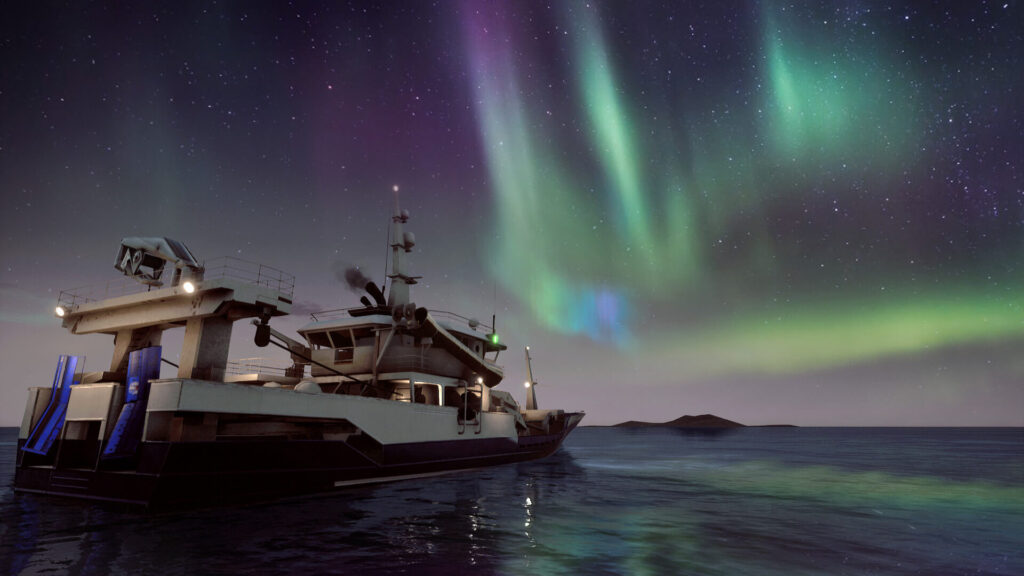 Траулер в Баренцевом море — Fishing Barents Sea