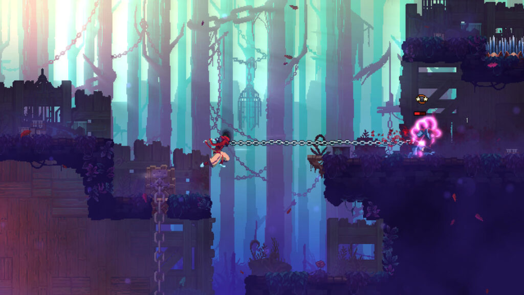 Скриншот Dead Cells — рогалик-метроидвания, пиксельная графика