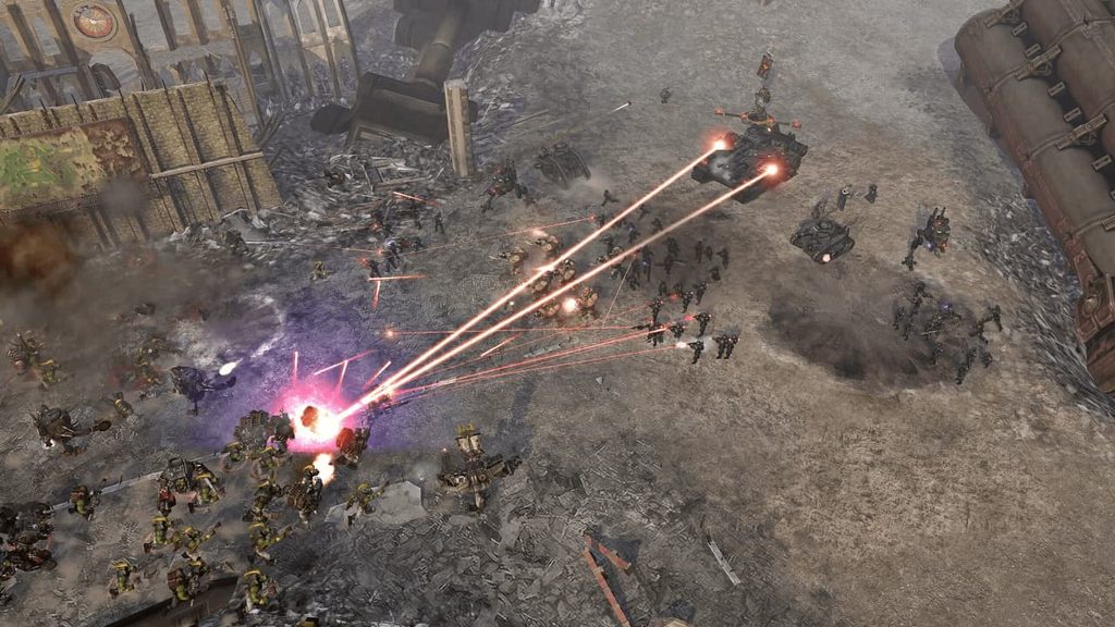 Warhammer 40,000: Dawn of War — космодесант, орки и эльдары