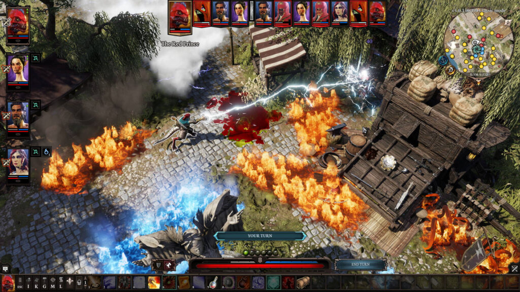 Divinity: Original Sin 2 — пошаговый бой, два героя и огонь на поле битвы
