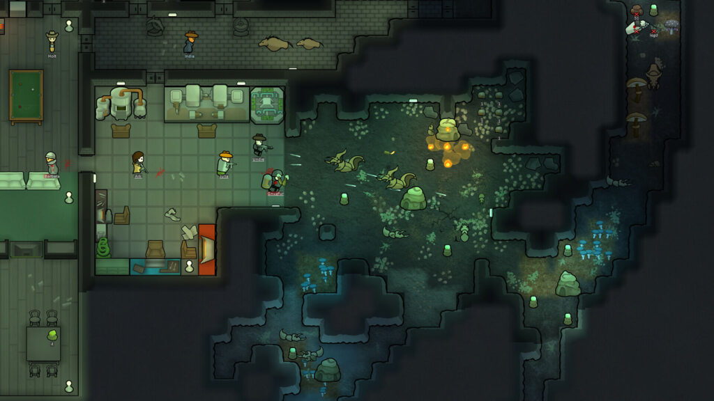 RimWorld: колония поселенцев, строительство базы на равнине