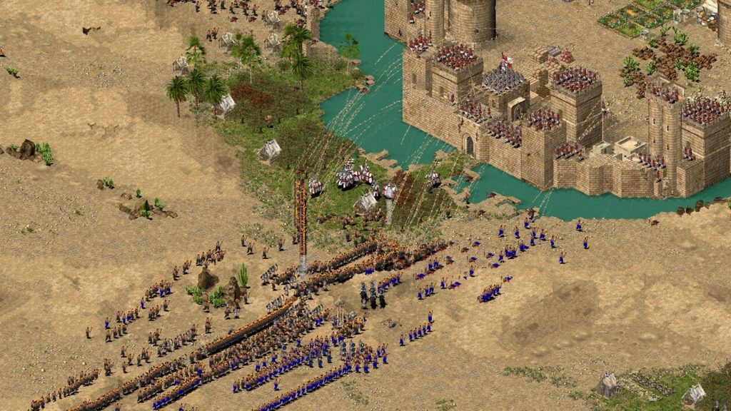 Stronghold Crusader — строительство замка и оборона от осады